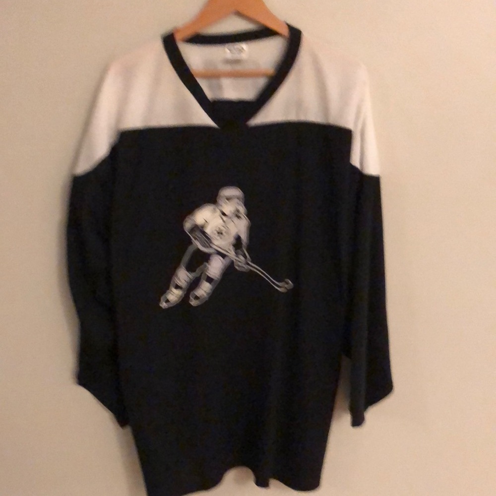 Storm Trooper Black XL Hockey Jersey